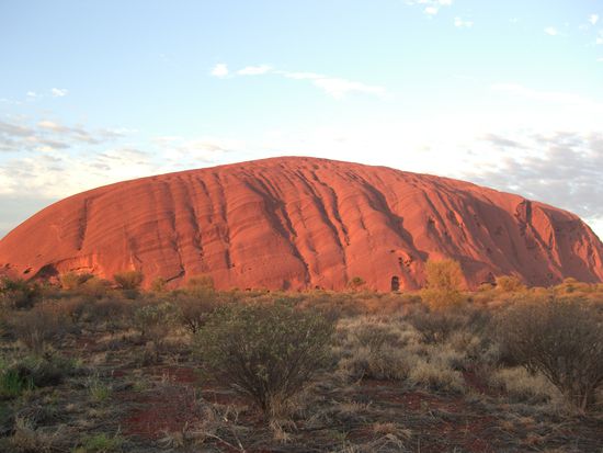 Ayers Rock beim Sonnenaufgang