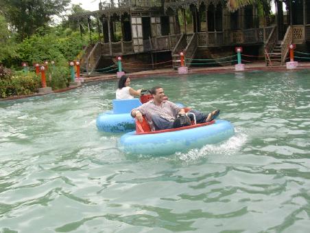 bumperboot fahren...