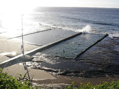 Meeresswimmingpool in Wollongong...