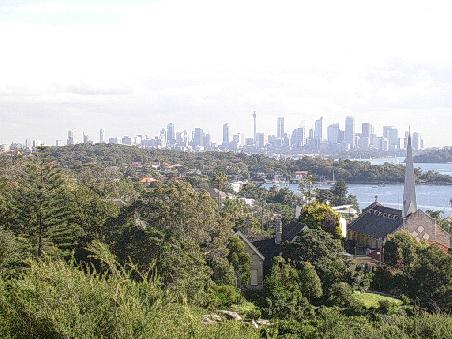 Blick auf Sydney von der Watsons Bay