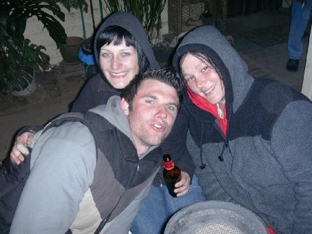 Nadine, Rowan und ich letzte woche...