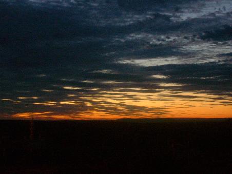 sonnenuntergang...