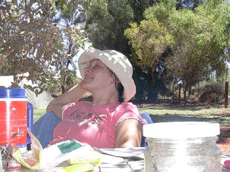 Relaxen am Rock...