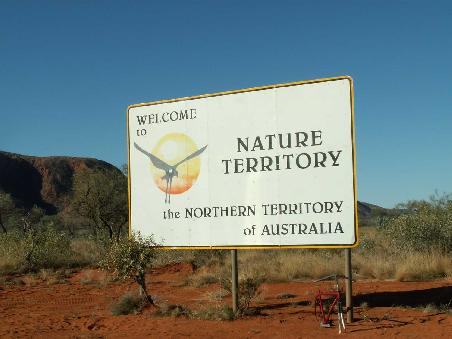 an der Western Australischen Grenze