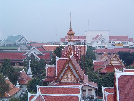 Blick vom Dach des Hotels