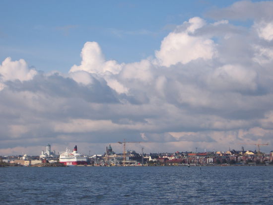 Helsinki aus Seesicht