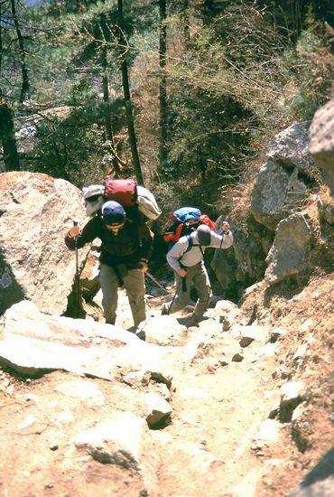 Bissi wie bergsteigen