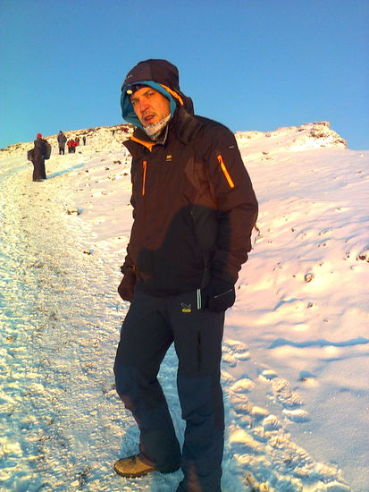 Kurz nach der Verzweiflung wieder gefasster...