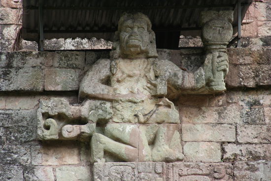 Tempelfigur, Ruinen von Copan