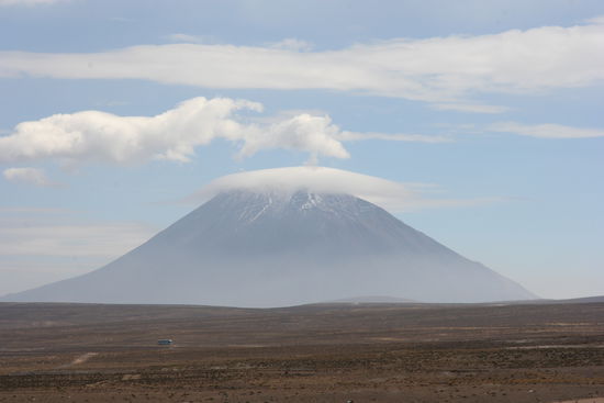 Vulkan Misti bei Arequipa fotografiert auf dem Ausflug zum Colca Canyon