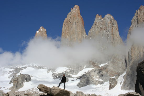 Claudio vor den Torres
