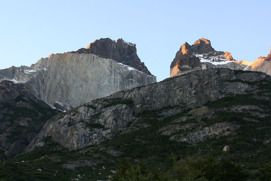 Blick auf die "Cuernos"