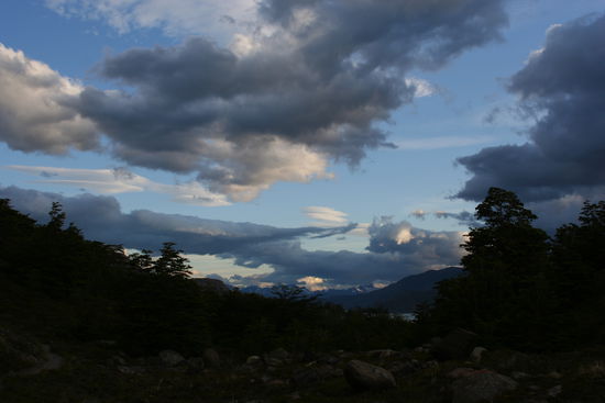 schöne Wolkenformationen