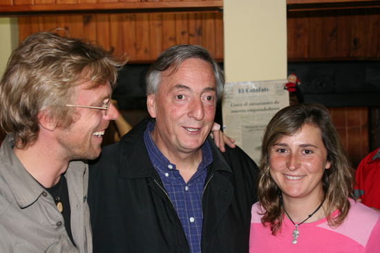 Wir haben den Praesidenten von Argentinien in El Calafate in einem Restaurant getroffen !!