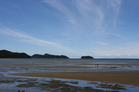 Diese Foto ist von Marahau von wo aus wir unsere Kayaktour gestartet haben.
