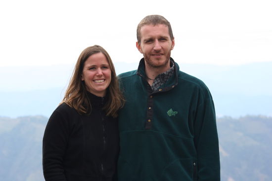 Marc und Fiona aus Schottland, die wir in Nebaj getroffen haben.