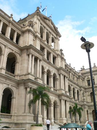 Das Treasury Casino, direkt an der Queenstreet - ist auf jeden Fall einen Besuch wert (auch ohne Spielabsichten)
