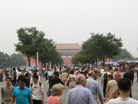 Die verbotene Stadt in Peking. Wie man sieht, ist hier nichts mehr verboten.