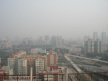 Peking im Dunst