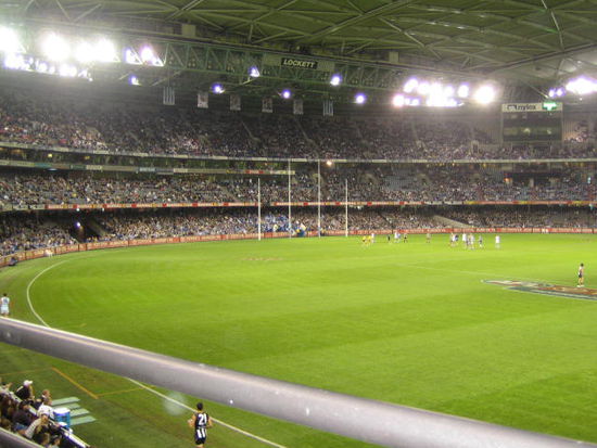 Ethiad Stadium von Innen