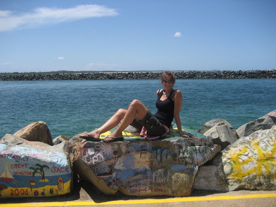 es ist legendaer sich auf den Kuestensteinen zu verewigen