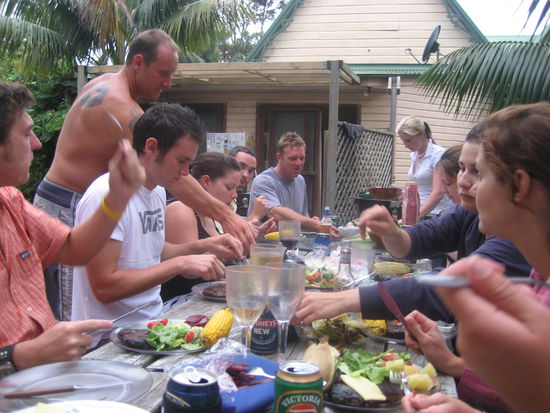 gemeinsames Abendessen