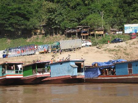 Ankunft in Pak Beng