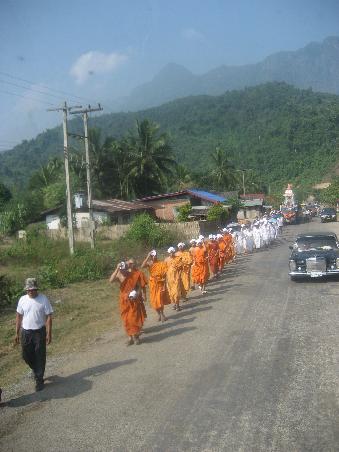 Beerdigung in Laos