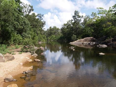 Badestelle im Alligator Creek