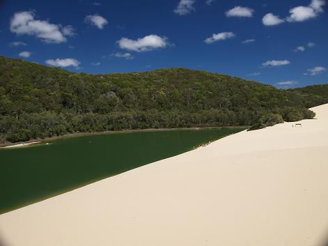 Badesee Lake Waddy mit bis zu 30 Grad Wassertemperatur und Sandstrand