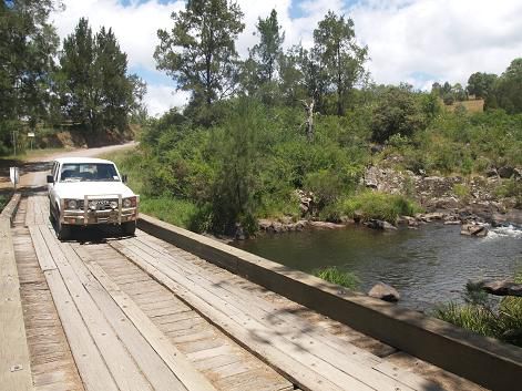 Am Weg zum Platypus Campground
