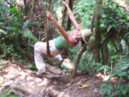 Schaukeln auf einer Liane - wollt ich schon immer mal machen 