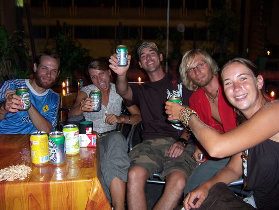 Der letzte Abend... *schnief* auf der Dachterasse.