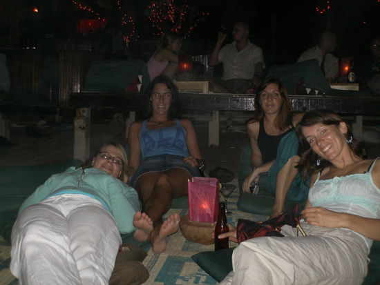 Abendbier in der Strandbar