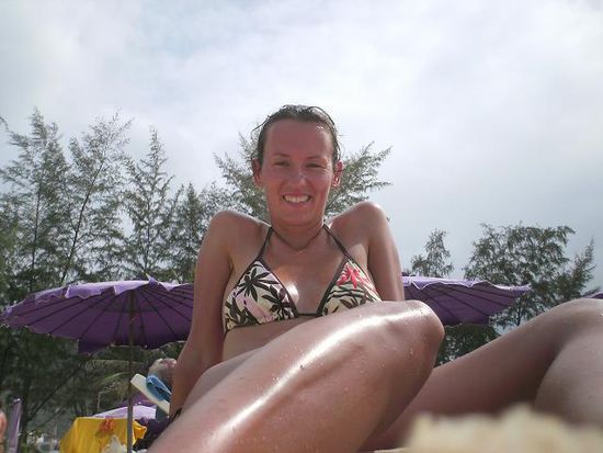 nochmal den schoenen thailaendischen Strand geniessen