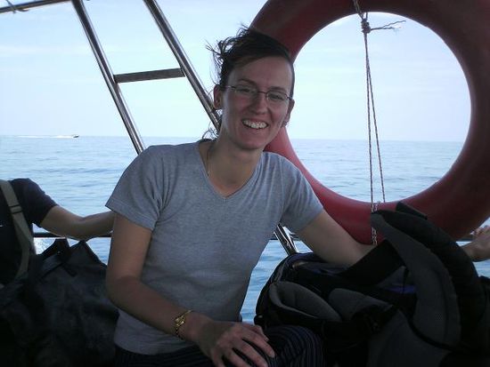 mit dem Speedboat zur Insel