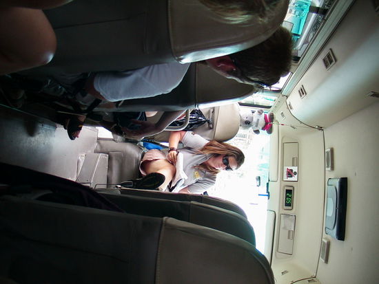 Unsere Busfahrerin Claire