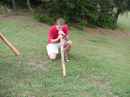 Didgeridoos spielen hatte ich echt drauf. Ist echt ein cooler Sound.
