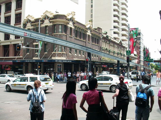 Die Monorail in Sydney