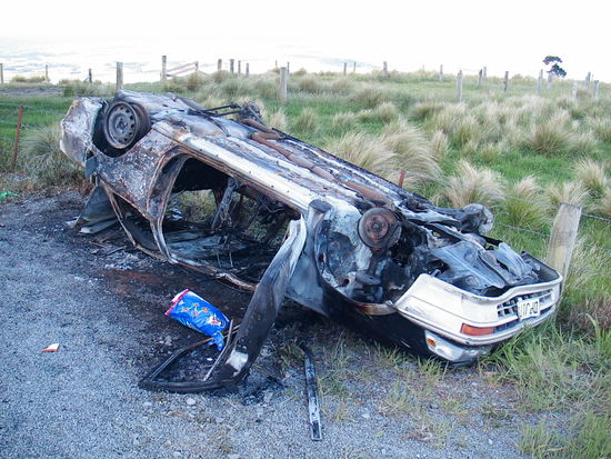 und das war die Karre, nachdem ich fertig mit ihr war.