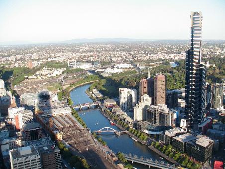 Yarra River und Syline