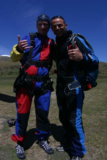 Mein Instructor und Ich bevor es losgeht