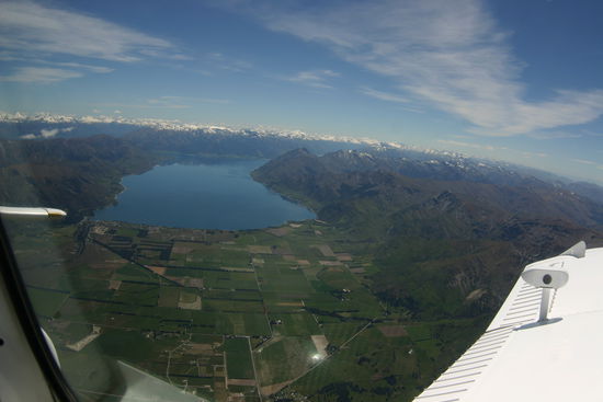 Geile Aussicht bei perfektem Wetter!