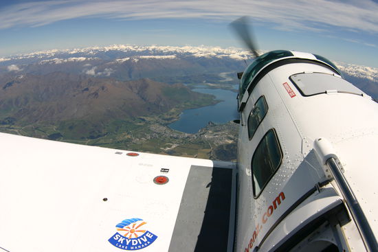 Man konnte sogar den 150 Km entfernten Mount Cook (Hoechster Berf von NZL mit 3754 Meter) sehen.