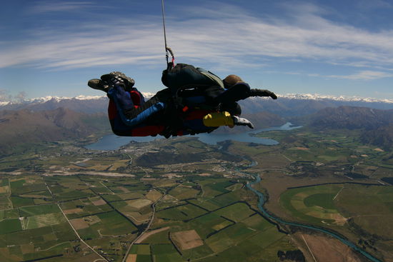 Super Kulisse:
Lake Wanaka und die Berge!