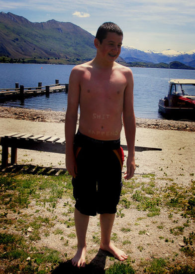 Er ist uns am Lake Wanaka ueber den Weg gelaufen.
merry christmas