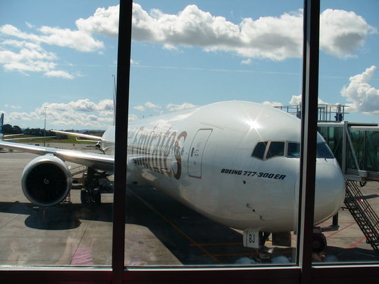 Flieger von Auckland nach Sydney nach Bangkok