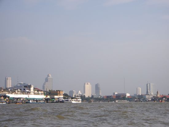 Der Chao Phraya ist neben Mekong und Saluen der größte und wichtigste Fluss Thailands (Südostasien).