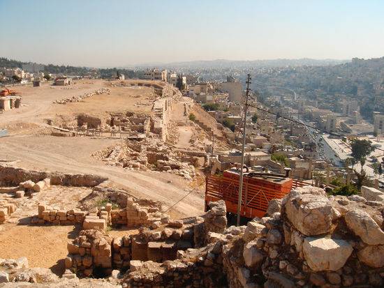 Blick von der Zitalle auf Amman