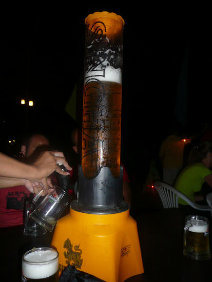 unsere Singha - Saeule zum Abschied